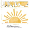 Sunrise Boho Nursery Wall Decal 6