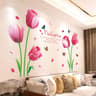 Lavender Meadow Butterfly Wall Decals 12