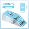 Phomemo FanFold Thermal Shipping Labels 4x6 Inches 12