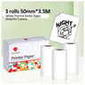 Phomemo M02 White Adhesive Paper Rolls 3 Pack 11
