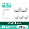 Niimbot Waterproof White Thermal Label Rolls 11