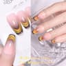 Cat Eye Magnetic Gel Polish Black Glass Shine For Winter Nail Art 23