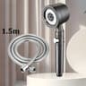 High Pressure Handheld Shower Head With 5 Spray Modes And One Button Water Stop For Bathroom Use 13