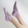 Women Hollow Out Pilates Socks With Silicone AntiSlip Grip For Yoga And Fitness 6