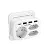 LENCENT EU Plug Power Strip With Three AC Outlets Three USB Ports And One USB C Adapter 10
