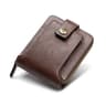 Luxury Leather RFID Mens Zipper Wallet With Coin Pocket 6