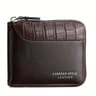 Luxury Leather RFID Mens Zipper Wallet With Coin Pocket 11