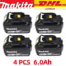 Original Makita 18V 90Ah Rechargeable Battery Power Tool BL1830 BL1840 BL1850 BL1860B 12