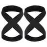 Padded Figure 8 Straps Deadlift Wrist Straps Power Lifters Workout Pull Ups Horizontal Bar Gym Fitn 7