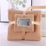 Coral Velvet Bath Towel Set 2 Pieces 70 X 140 Cm And 35 X 75 Cm 6