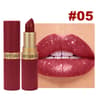 Long Lasting Matte Velvet Lipstick With Pearlescent Pink Glitter Shimmer Finish 10