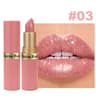 Long Lasting Matte Velvet Lipstick With Pearlescent Pink Glitter Shimmer Finish 11