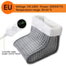 Electric Heated Foot Warmer Plush Heating Pad With Adjustable Temperature 6
