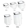 Sealed Kitchen Grain Storage Organizer Plastic Moisture Proof Food Container Set 6
