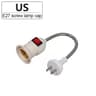 Direct Plug In E27 Lamp Holder With Switch For LED Bulbs And Table Lamps 6
