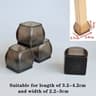 Silicone Chair Leg Caps Non Slip Furniture Floor Protectors 22