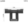 Solar Panel Water Drainage Clips Set Adjustable Dust And Water Removal Fasteners 7