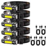 Rechargeable COB LED Headlamp With Magnetic Base And Adjustable Strap 7