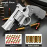 Funny Continuous Fire ZP5 357 Revolver Launcher Toy Gun With Soft Dart Bullets 7