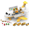 QWZ New Aircraft Simulation Track Inertia Toy Airplane With Lights And Music 8