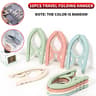ABS Travel Folding Clothes Hanger  UltraLight Portable  AntiSlip Design 7