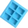 Square Silicone Soap  Baking Mold  6Compartment NonStick Brownie  Cupcake Pan 7