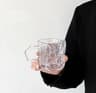 Rose Glacier Glass Mug  200ML HighAppearance Household Drinkware 6