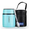 FEIJIAN 500ml Portable Vacuum Insulated Food Jar  Premium 316 Stainless Steel Lunch Box With Spoon 8