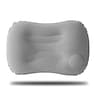Ultralight Flocked Inflatable Travel Cushion  Ergonomic Neck  Lumbar Support For Camping  Travel 6