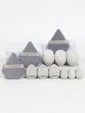 12Piece AllPurpose Makeup Sponge And Puff Set 19