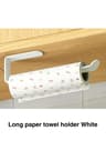 Kitchen Paper Towel Holder Adhesive Toilet Roll Tissue Dispenser Cabinet Storage 9