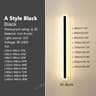 Modern Waterproof Outdoor Long Strip LED Wall Lamp IP65 Aluminum Garden Sconce 8