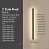 Modern Waterproof Outdoor Long Strip LED Wall Lamp IP65 Aluminum Garden Sconce 9