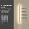 Modern Waterproof Outdoor Long Strip LED Wall Lamp IP65 Aluminum Garden Sconce 12