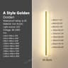 Modern Waterproof Outdoor Long Strip LED Wall Lamp IP65 Aluminum Garden Sconce 6