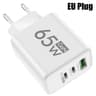 3Port MultiPlug USB  TypeC PD Fast Charger  Quick Charge Adapter For IPhone 16 Samsung And Huawei 10
