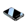 20000mAh Mini Power Bank  Portable Charger With Mirror Screen LED Display For IPhone Samsung  Xiaom 8