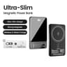 10000mAh UltraSlim Magnetic Power Bank  20W PD Wireless Fast Charger For IPhone Samsung  IWatch 7