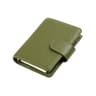Moterm M5  A8 Mini Rings Planner  Pebbled Grain Cowhide 5Hole Leather Organizer  Pocket Journey Dia 12