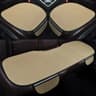 Burlap Car Seat Cushion Set  HighPerformance Breathable Linen Comfort For Interior Protection 3Piec 9