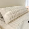SolidColor Plush Long Pillowcase  HighPerformance Soft Decorative Cover For Home  Bedroom Decor 7