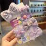 Plush Cartoon Animal Hair Clip  Sweet AutumnWinter Side Headdress For Women  Girls 9