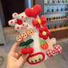 Plush Cartoon Animal Hair Clip  Sweet AutumnWinter Side Headdress For Women  Girls 11