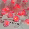 Rose Flower LED String Lights  HighPerformance Battery Operated Garland For Weddings  Decor 7