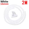 Flexible Cable Tube Sleeve  HighPerformance Cord Bundler  Desk Wire Management System 16