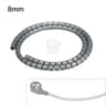 Spiral Cable Cover Protector  HighPerformance 2M Desk Organizer  Flexible Computer Cord Bite Tube 8