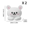WORTHBUY Cute Desktop Cable Managers  HighPerformance SelfAdhesive USB Cord Clips  Desk Accessories 8