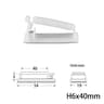 10Piece Charger Cable Organizer  HighPerformance Desktop Tidy Clips  USB Wire Management Holder 12