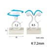10Piece Charger Cable Organizer  HighPerformance Desktop Tidy Clips  USB Wire Management Holder 16
