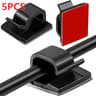 SelfAdhesive Wire Organizer  HighPerformance Harness Clamp  Cord Management Clip For PC  USB Cables 6